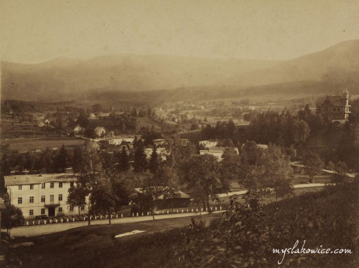 Szklarska Poręba (niem. Schreiberhau). ok 1890 rok