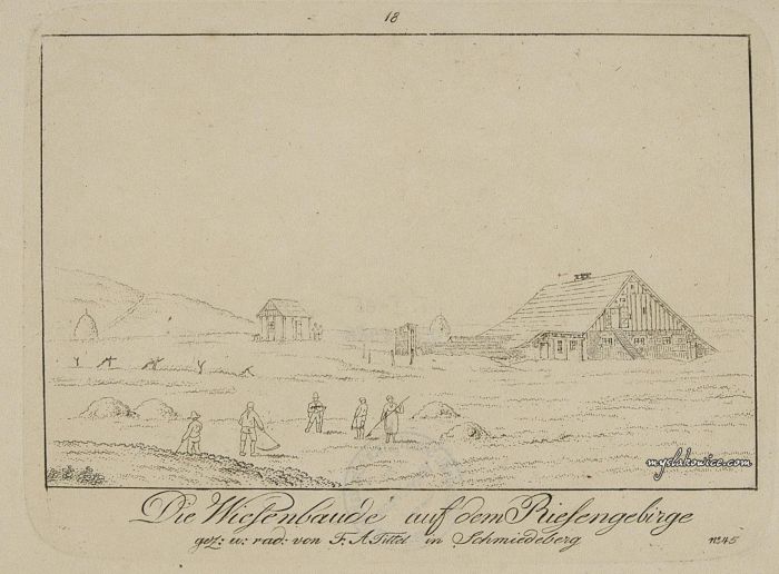 Karkonosze. Autor Friedrich August Tittel, (1770-1836)
