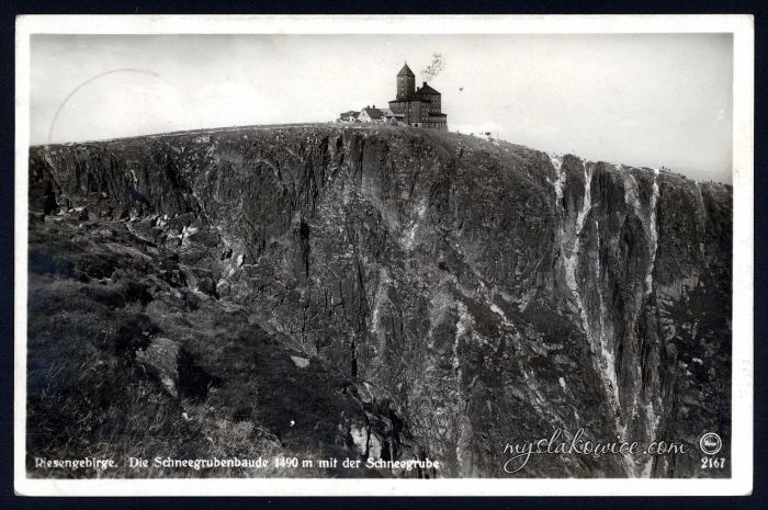 Schronisko turystyczne, Śnieżne Kotły. Die Schneegrubenbaude. 1933 rok