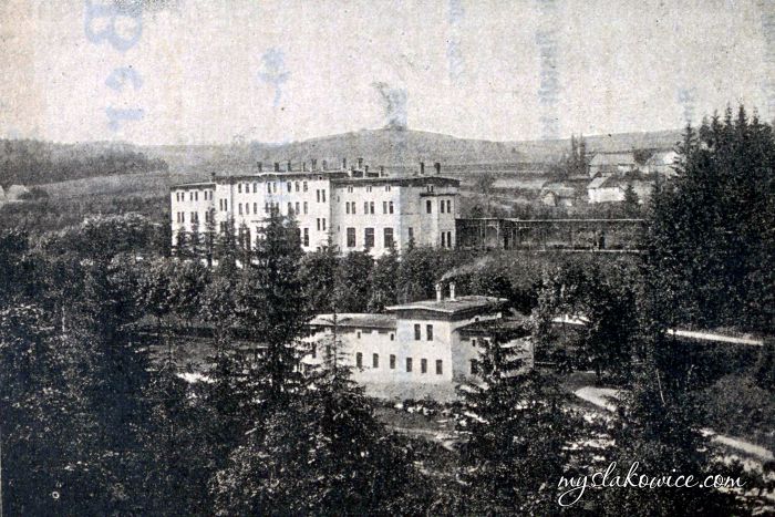 Sanatorium Berthelsdorf im Riesengebirge. Barcinek gmina Stara Kamienica. Ok 1880 ro