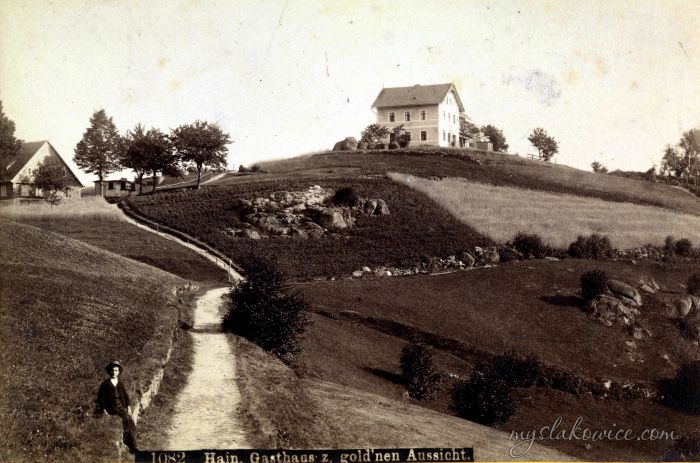 Przesieka (do 1945 niem. Hain, do 1946 Matejkowice), woj. dolnośląskie, pow. karkonoski, gm. Podg&oacute;rzyn. ok 1885 rok