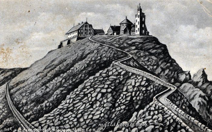 Śnieżka, poczt&oacute;wka z 1942 roku