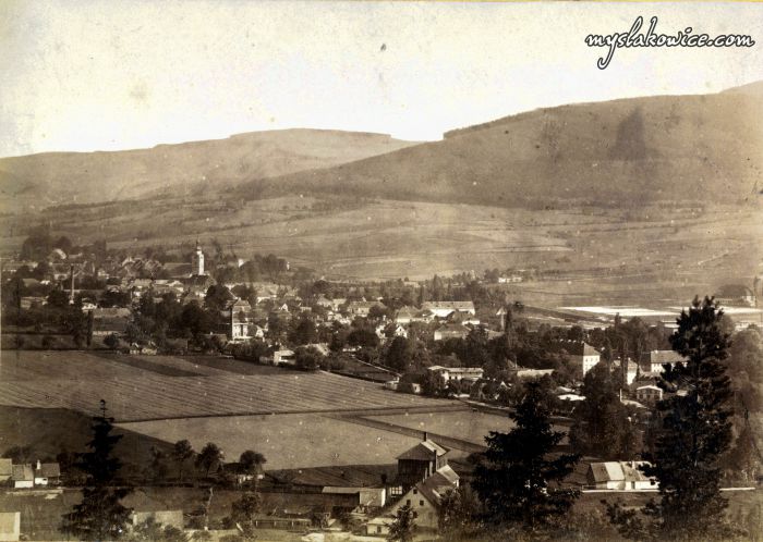 Kowary (niem. Schmiedeberg im Riesengebirge). Ok 1880 rok