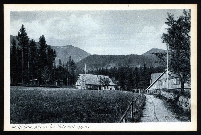 Ok 1900 rok. Wolfshau - Wilcza Poręba (Karpacz)