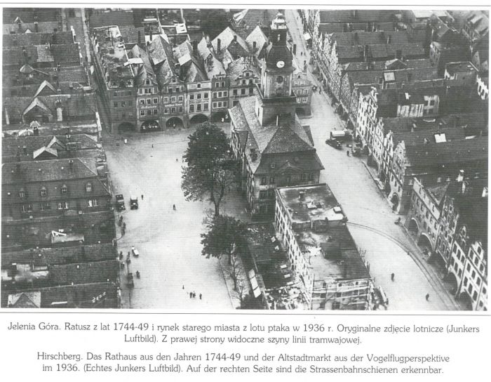 Jelenia G&oacute;ra Ratusz 1936 r.