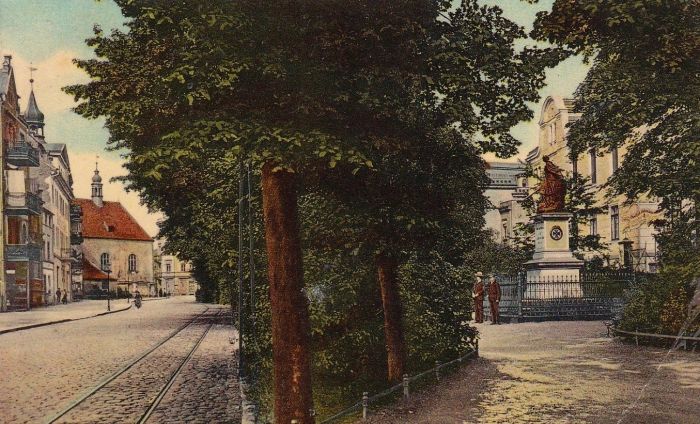 Jelenia G&oacute;ra 1905 r. dzisiejsza ul.Bankowa