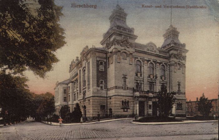 Jelenia G&oacute;ra. Stara poczt&oacute;wka. Prawdopodobnie ok 1910 r.