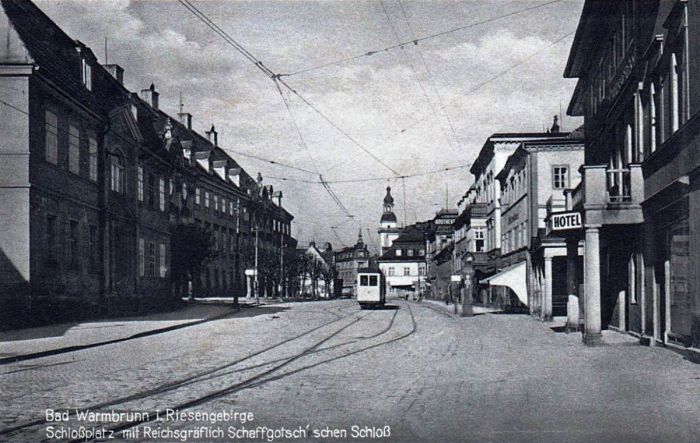 Cieplice Śląskie-Zdr&oacute;j (niem. Bad Warmbrunn) ok 1930 r.