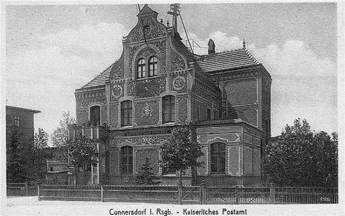Budynek Małej Poczty ok 1910 rok