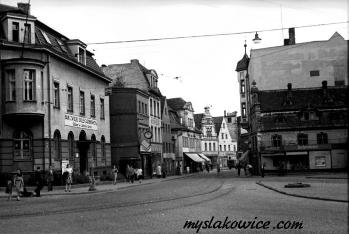 Jelenia G&oacute;ra lata 1945-1949. Foto zrobione przez Wojskową Agencje Fotograficzną. 