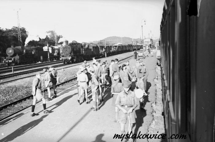 Jelenia G&oacute;ra lata 1945-1949. Foto zrobione przez Wojskową Agencje Fotograficzną. 