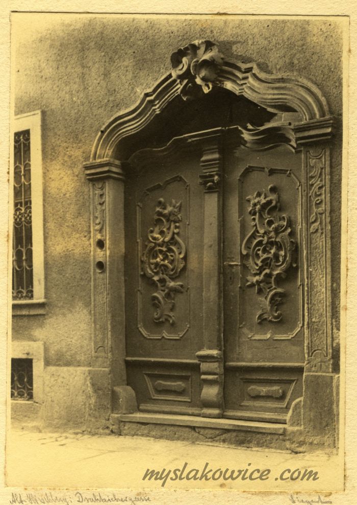 Portal domu na Starym Mieście. Jelenia G&oacute;ra (niem. Hirschberg). XX wiek