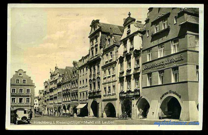 Jelenia G&oacute;ra (niem. Hirschberg, cz. Jelen&iacute; Hora, dawniej Hir&scaron;berk, Horn&scaron;perk) początek XX wieku.