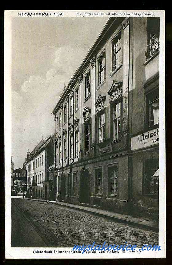Jelenia G&oacute;ra (niem. Hirschberg, cz. Jelen&iacute; Hora, dawniej Hir&scaron;berk, Horn&scaron;perk) początek XX wieku.