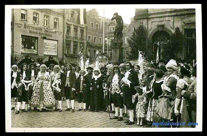 Jelenia G&oacute;ra (niem. Hirschberg, cz. Jelen&iacute; Hora, dawniej Hir&scaron;berk, Horn&scaron;perk) początek XX wieku.