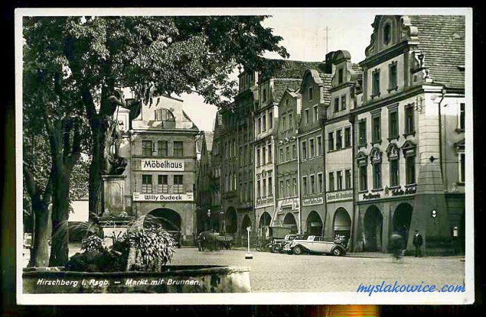 Jelenia G&oacute;ra (niem. Hirschberg, cz. Jelen&iacute; Hora, dawniej Hir&scaron;berk, Horn&scaron;perk) początek XX wieku.