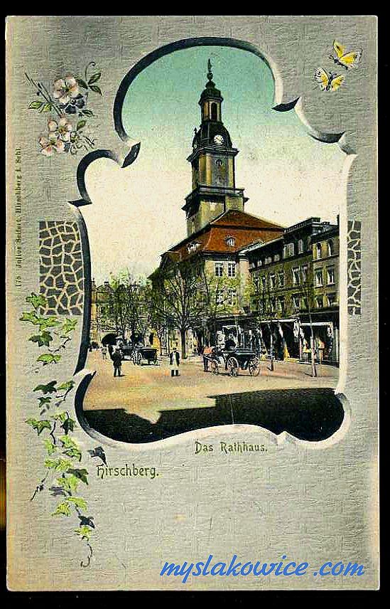 Jelenia G&oacute;ra (niem. Hirschberg, cz. Jelen&iacute; Hora, dawniej Hir&scaron;berk, Horn&scaron;perk) początek XX wieku.