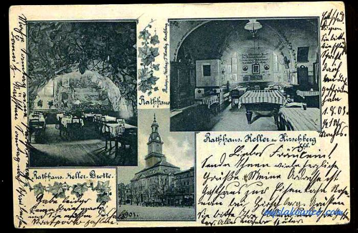 Jelenia G&oacute;ra (niem. Hirschberg, cz. Jelen&iacute; Hora, dawniej Hir&scaron;berk, Horn&scaron;perk) początek XX wieku.