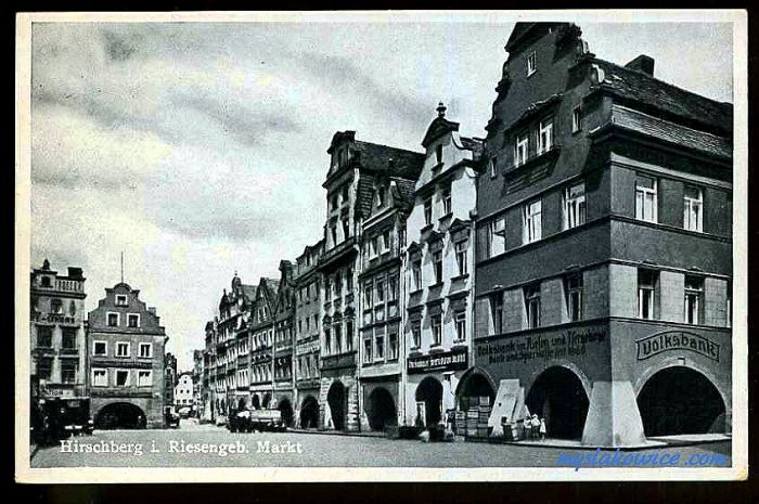Jelenia G&oacute;ra (niem. Hirschberg, cz. Jelen&iacute; Hora, dawniej Hir&scaron;berk, Horn&scaron;perk) początek XX wieku.