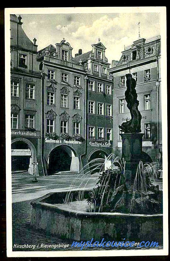 Jelenia G&oacute;ra (niem. Hirschberg, cz. Jelen&iacute; Hora, dawniej Hir&scaron;berk, Horn&scaron;perk) początek XX wieku.