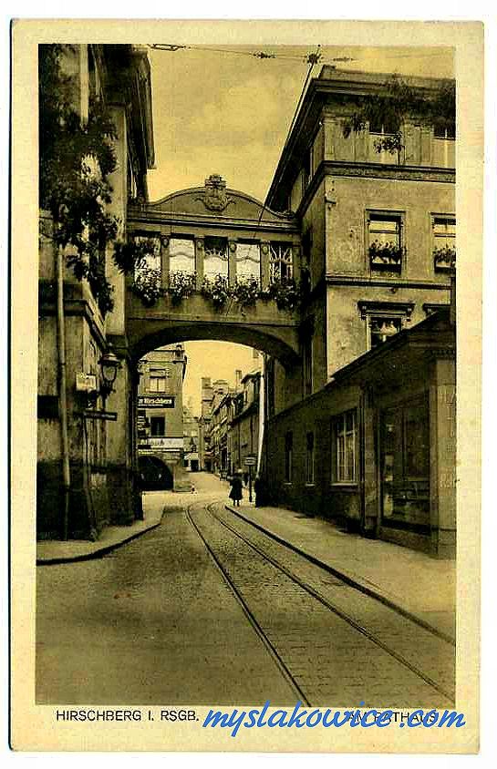 Jelenia G&oacute;ra (niem. Hirschberg, cz. Jelen&iacute; Hora, dawniej Hir&scaron;berk, Horn&scaron;perk) początek XX wieku.