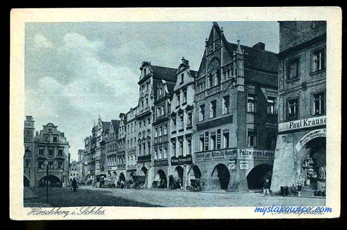 Jelenia G&oacute;ra (niem. Hirschberg, cz. Jelen&iacute; Hora, dawniej Hir&scaron;berk, Horn&scaron;perk) początek XX wieku.
