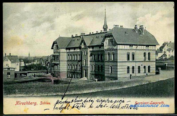 Jelenia G&oacute;ra (niem. Hirschberg, cz. Jelen&iacute; Hora, dawniej Hir&scaron;berk, Horn&scaron;perk) początek XX wieku.