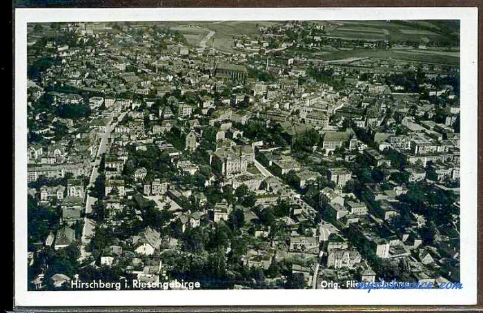 Jelenia G&oacute;ra (niem. Hirschberg, cz. Jelen&iacute; Hora, dawniej Hir&scaron;berk, Horn&scaron;perk) początek XX wieku.