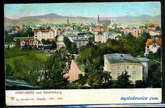 Jelenia G&oacute;ra (niem. Hirschberg, cz. Jelen&iacute; Hora, dawniej Hir&scaron;berk, Horn&scaron;perk) początek XX wieku.