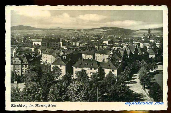 Jelenia G&oacute;ra (niem. Hirschberg, cz. Jelen&iacute; Hora, dawniej Hir&scaron;berk, Horn&scaron;perk) początek XX wieku.