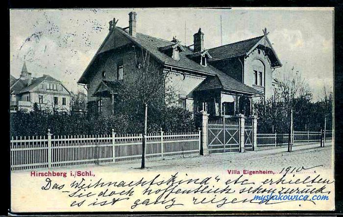 Jelenia G&oacute;ra (niem. Hirschberg, cz. Jelen&iacute; Hora, dawniej Hir&scaron;berk, Horn&scaron;perk) początek XX wieku.