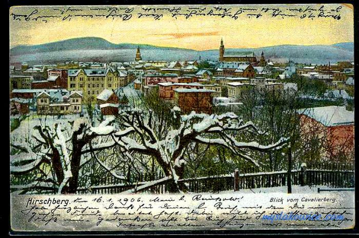 Jelenia G&oacute;ra (niem. Hirschberg, cz. Jelen&iacute; Hora, dawniej Hir&scaron;berk, Horn&scaron;perk) początek XX wieku.