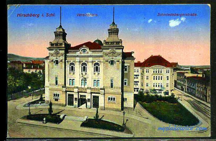 Jelenia G&oacute;ra (niem. Hirschberg, cz. Jelen&iacute; Hora, dawniej Hir&scaron;berk, Horn&scaron;perk) początek XX wieku.
