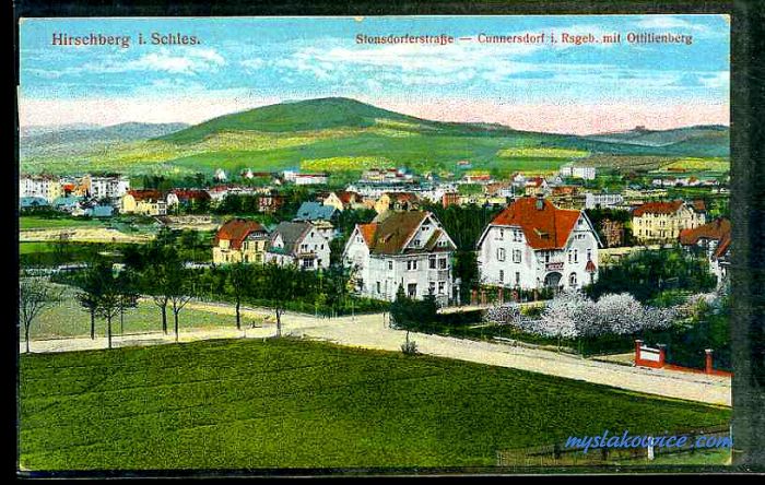 Jelenia G&oacute;ra (niem. Hirschberg, cz. Jelen&iacute; Hora, dawniej Hir&scaron;berk, Horn&scaron;perk) początek XX wieku.