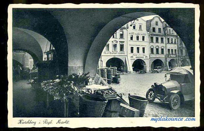Jelenia G&oacute;ra (niem. Hirschberg, cz. Jelen&iacute; Hora, dawniej Hir&scaron;berk, Horn&scaron;perk) początek XX wieku.