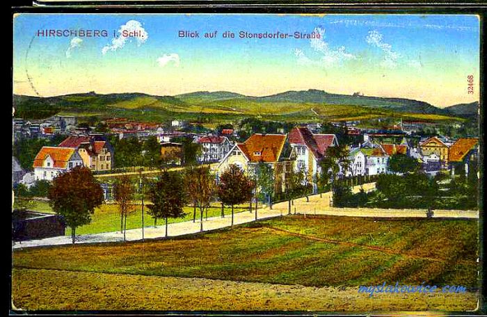 Jelenia G&oacute;ra (niem. Hirschberg, cz. Jelen&iacute; Hora, dawniej Hir&scaron;berk, Horn&scaron;perk) początek XX wieku.
