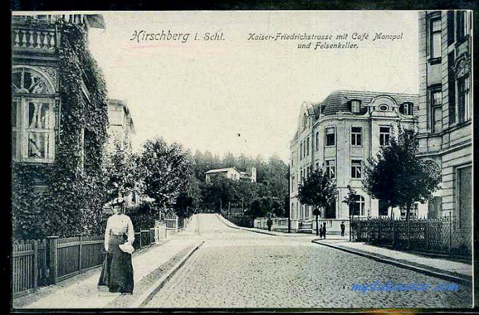 Jelenia G&oacute;ra (niem. Hirschberg, cz. Jelen&iacute; Hora, dawniej Hir&scaron;berk, Horn&scaron;perk) początek XX wieku.