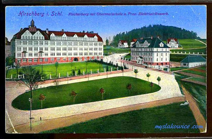 Jelenia G&oacute;ra (niem. Hirschberg, cz. Jelen&iacute; Hora, dawniej Hir&scaron;berk, Horn&scaron;perk) początek XX wieku.