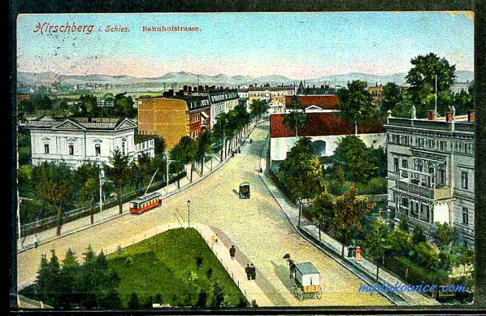 Jelenia G&oacute;ra (niem. Hirschberg, cz. Jelen&iacute; Hora, dawniej Hir&scaron;berk, Horn&scaron;perk) początek XX wieku.
