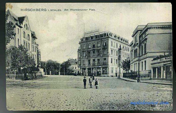 Jelenia G&oacute;ra (niem. Hirschberg, cz. Jelen&iacute; Hora, dawniej Hir&scaron;berk, Horn&scaron;perk) początek XX wieku.