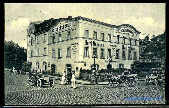 Jelenia G&oacute;ra (niem. Hirschberg, cz. Jelen&iacute; Hora, dawniej Hir&scaron;berk, Horn&scaron;perk) początek XX wieku.