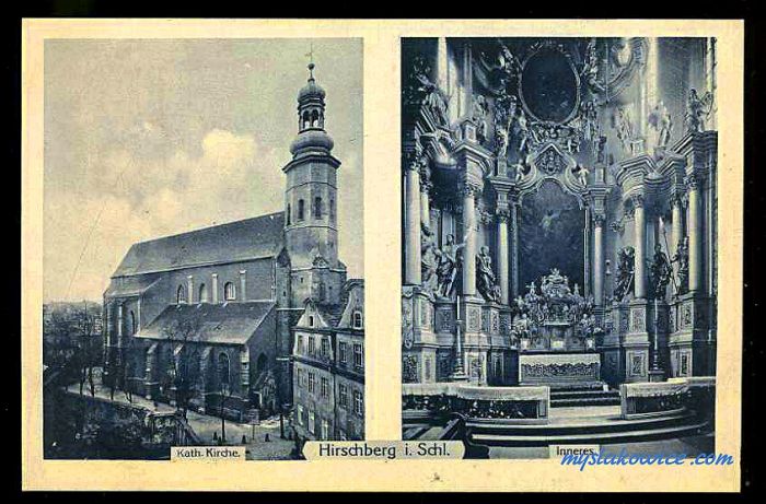 Jelenia G&oacute;ra (niem. Hirschberg, cz. Jelen&iacute; Hora, dawniej Hir&scaron;berk, Horn&scaron;perk) początek XX wieku.