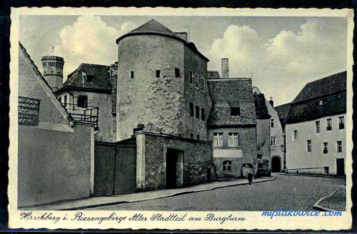 Jelenia G&oacute;ra (niem. Hirschberg, cz. Jelen&iacute; Hora, dawniej Hir&scaron;berk, Horn&scaron;perk) początek XX wieku.