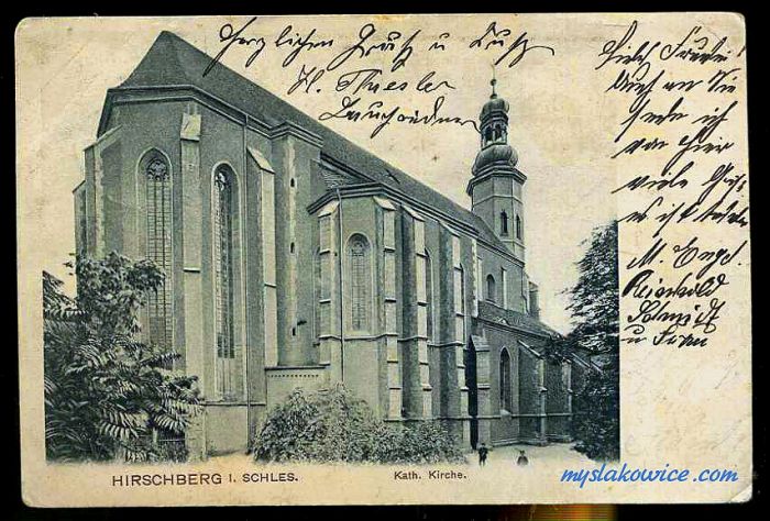 Jelenia G&oacute;ra (niem. Hirschberg, cz. Jelen&iacute; Hora, dawniej Hir&scaron;berk, Horn&scaron;perk) początek XX wieku.