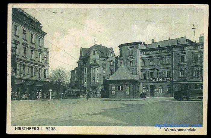 Jelenia G&oacute;ra (niem. Hirschberg, cz. Jelen&iacute; Hora, dawniej Hir&scaron;berk, Horn&scaron;perk) początek XX wieku.