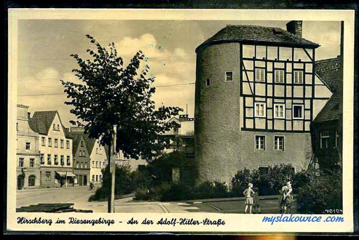 Jelenia G&oacute;ra (niem. Hirschberg, cz. Jelen&iacute; Hora, dawniej Hir&scaron;berk, Horn&scaron;perk) początek XX wieku.