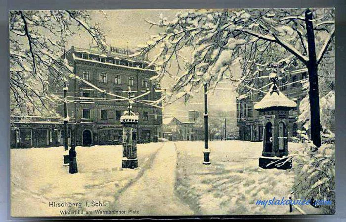 Jelenia G&oacute;ra (niem. Hirschberg, cz. Jelen&iacute; Hora, dawniej Hir&scaron;berk, Horn&scaron;perk) początek XX wieku.