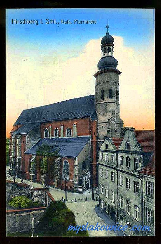 Jelenia G&oacute;ra (niem. Hirschberg, cz. Jelen&iacute; Hora, dawniej Hir&scaron;berk, Horn&scaron;perk) początek XX wieku.