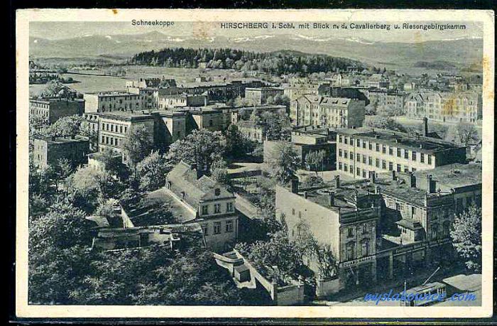 Jelenia G&oacute;ra (niem. Hirschberg, cz. Jelen&iacute; Hora, dawniej Hir&scaron;berk, Horn&scaron;perk) początek XX wieku.