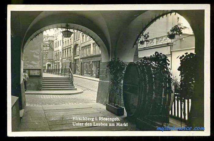 Jelenia G&oacute;ra (niem. Hirschberg, cz. Jelen&iacute; Hora, dawniej Hir&scaron;berk, Horn&scaron;perk) początek XX wieku.